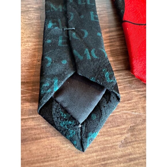 Vintage Silk Handmade Elmo Tie – Sesame Street Character Necktie - Picture 5 of 8